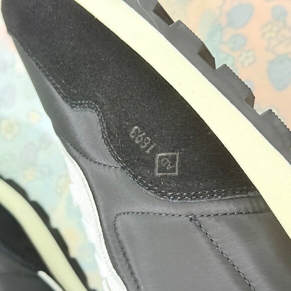 Dunhill Black Wavy Suede Sneakers - Picture 7 of 9